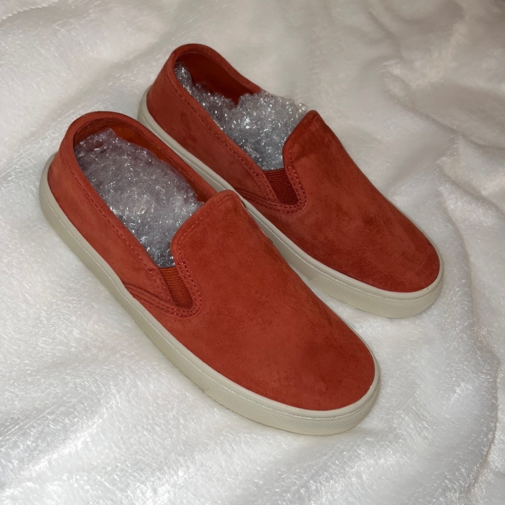 TORY BURCH SUEDE SLIP ON SNEAKERS